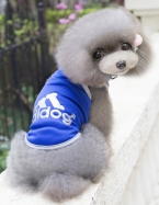 Домашних собак кошку футболка одежда Adidog жилет пальто милый пагги костюмы жилет футболка Pet Adidog одежды в весна лето