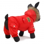 Маленький Большой Собаки Теплой Зимней Одежды Одежда Собака Комбинезон теплый Большой Собака Спортивный Костюм Щенок С Капюшоном Куртка Пальто Товаров XS-5XL