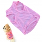 Новая Собака Pet Одежда Лето Розовая Принцесса Корона Жилет Без Рукавов Футболки Одежда качества во-первых