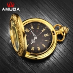 Золотые Карманные часы Старинные часы Кулон, Ожерелье Цепь Античный Брелок Часы Роман Количество Часы Карманные Relogio bolso