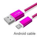  Новые Красочные Линии Нейлона и Металлический Штекер Кабель Micro Usb для iPhone 6 6 s Плюс 5S 5 iPad mini/Samsung/Sony/HTC