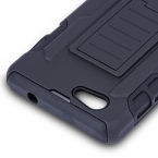 Противоударно влияние прочный комбинированный жесткий телефон чехол презентация для Sony Xperia Z1 компактный Z1 мини чехол