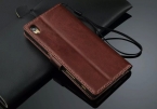 Роскошный кожаный бумажник Filp телефон крышка чехол для нового Sony Xperia Z5 телефон сумки чехол 5.2 " с фоторамка