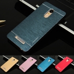 Для Xiaomi Редми Примечание 2 Дело Motomo Роскошный Алюминиевый Металлической Щеткой пластиковые Жесткий Вернуться Телефон Случаях Для Xiaomi Редми Примечание 3 Case крышка