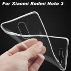 Xiaomi Redmi Note 3 Крышки Случая 0.6 мм Ультратонкий Прозрачный ТПУ Мягкая Обложка Защитный Чехол Для Xiaomi Redmi Note 3