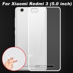 Xiaomi Редми 3 Чехол 0.6 мм Ультратонких Прозрачный ТПУ Мягкая Задняя Крышка Телефона Чехол Для Xiaomi Редми 3 Redmi3 (5.0 дюймов)