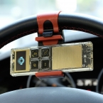Универсальный рулевого колеса автомобиля телефон гнездо держатель ориентироваться чехол для iPhone SE 4 5S 6 S плюс для Samsung Galaxy S7 S5 S6 край