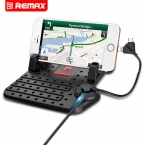 Remax Универсальный Мобильный Телефон Автомобильный Держатель Телефона Для GPS ipod iPhone Samsung XiaoMi Ми HuaWei Телефон Автомобильный Держатель Две Головы Кабель