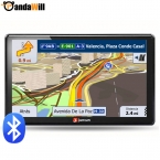 Junsun 7 дюймов HD Автомобильный GPS Навигации Bluetooth AVIN Емкостный экран FM 8 ГБ/256 МБ Грузовой Автомобиль GPS Европе спутниковой навигации Жизни карта