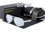 ГОРЯЧАЯ  мужская Мода UV400 солнцезащитные Очки зеркало Очки Солнцезащитные очки для мужчин с случае коробка