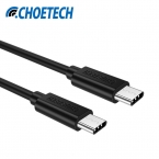 ЦОЙ 6.6ft (2 м) Черный Привет-speed USB Type C Кабель (USB-C к USB-C) для Macbook, ChromeBook Pixel, NEXUS 5X/6 P, Lumia 950/950xl и Многое Другое