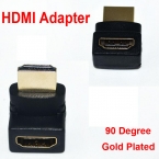 90 Градусов HDMI к HDMI Адаптер Конвертер позолоченный Мужчин и Женщин HDMI Адаптер Для 19 pin HDMI Кабели