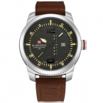 Naviforce календарная часы мужчины кварц - часы часы мужчины люксовый бренд кожа военный наручные часы relogios masculinos reloj хомбре 