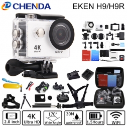 Оригинал Экен H9/H9R действий камеры 4 К wi-fi Ultra HD 1080 P 60fps 170D Перейти водонепроницаемый мини-камера pro спорт камеры gopro hero 4 стиль