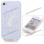 Популярный пластиковый чехол корпуса с подсветкой при звонке и изображением дракона для  iPhone 4/4S