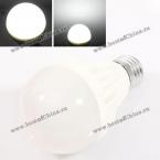 Светодиодная лампа 9W E27 AC 85-260V, излучающая белый свет.(5000-6500K)