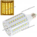 Светодиодная лампа 20W E27 102 LEDs, излучающая тёплый белый свет.(AC 220V, 3000-3500K)