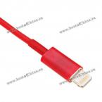 Прекрасный комплект 2 в 1 - USB-кабель и автомобильное зарядное устройство для iPhone 5.(Цвет - красный, длина - 2 м) 