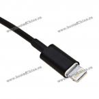 Прекрасный USB-кабель для синхронизации данных и зарядки iPhone 5.(Цвет - чёрный, длина - 2 м)